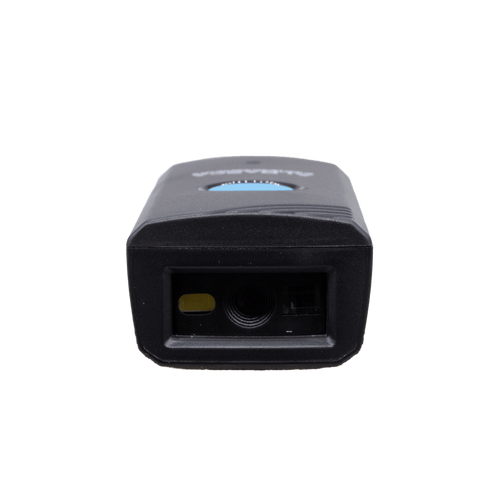 Albasca KD70 Mini-Barcodescanner – kompakte Front mit Scanoptik, geeignet für mobile Anwendungen und Inventur