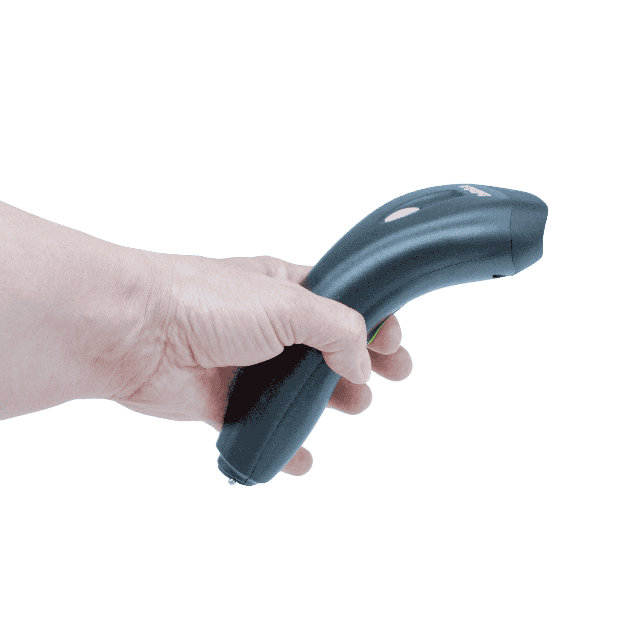 Albasca MK-5120Ze in der Hand – ergonomischer Funkscanner im Einsatz für mobile Erfassung