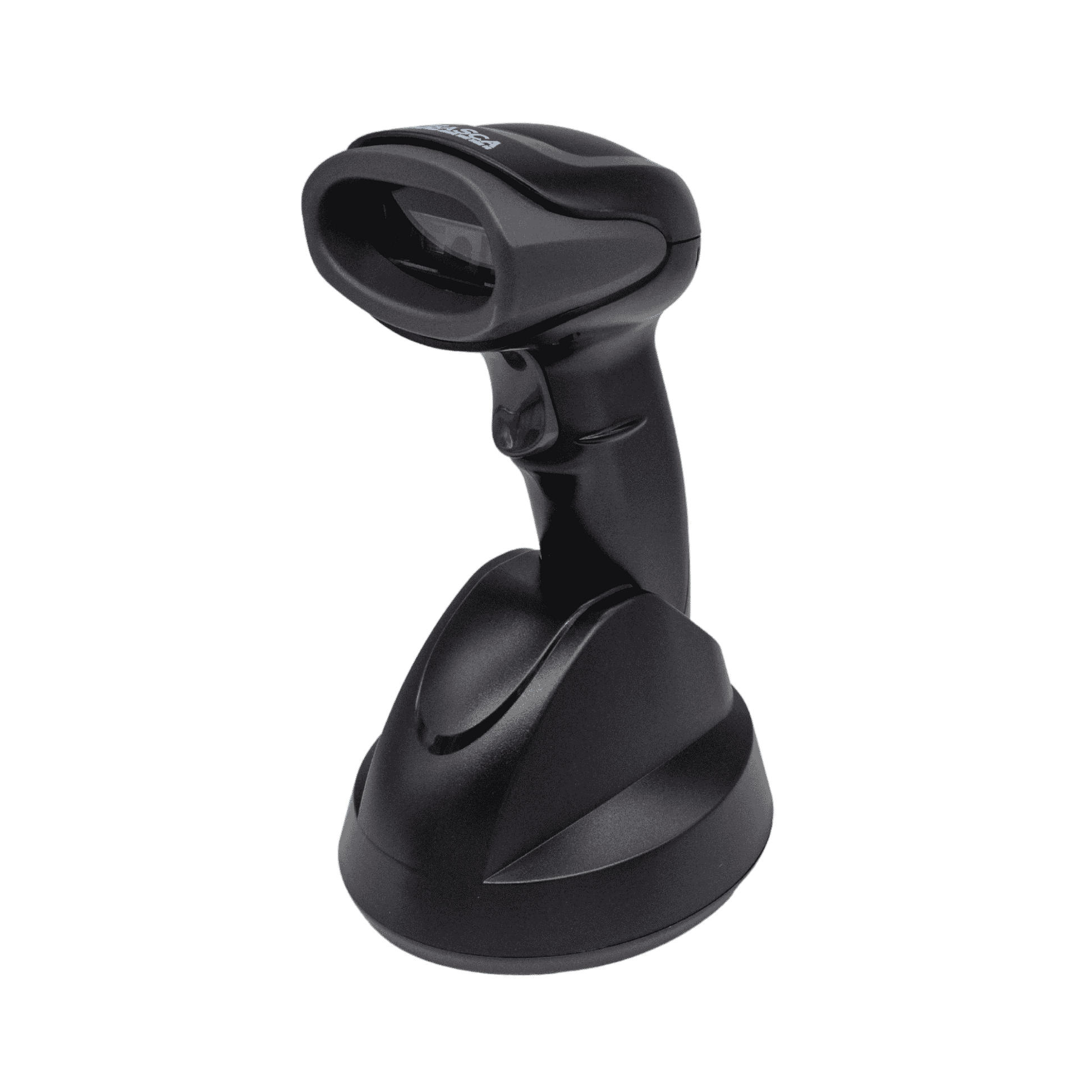Albasca MK-5800 in Ladestation – ergonomischer Barcodescanner für komfortables Scannen im Standbetrieb